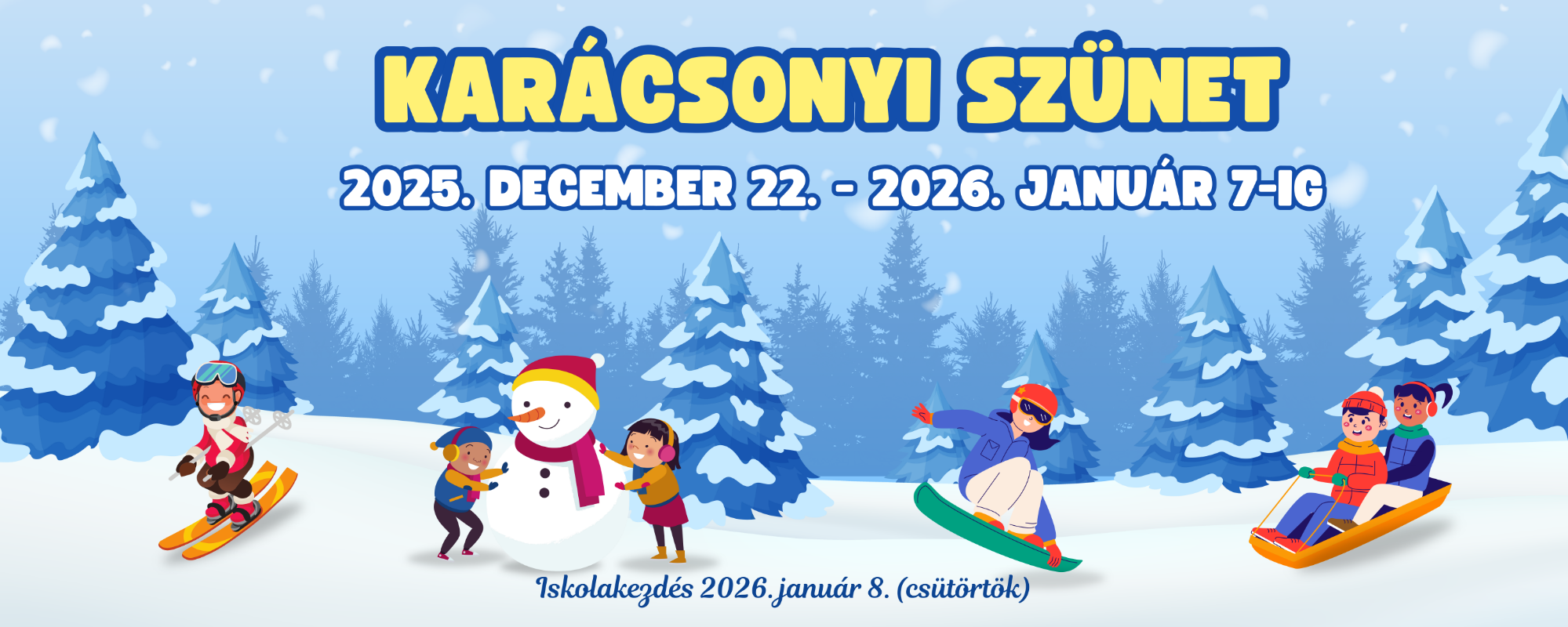 Vianočné prázdniny - Karácsonyi szünet - Obrázok 2