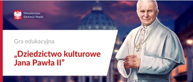 Gra edukacyjna „Dziedzictwo kulturowe Jana Pawła II” - Obrazek 1