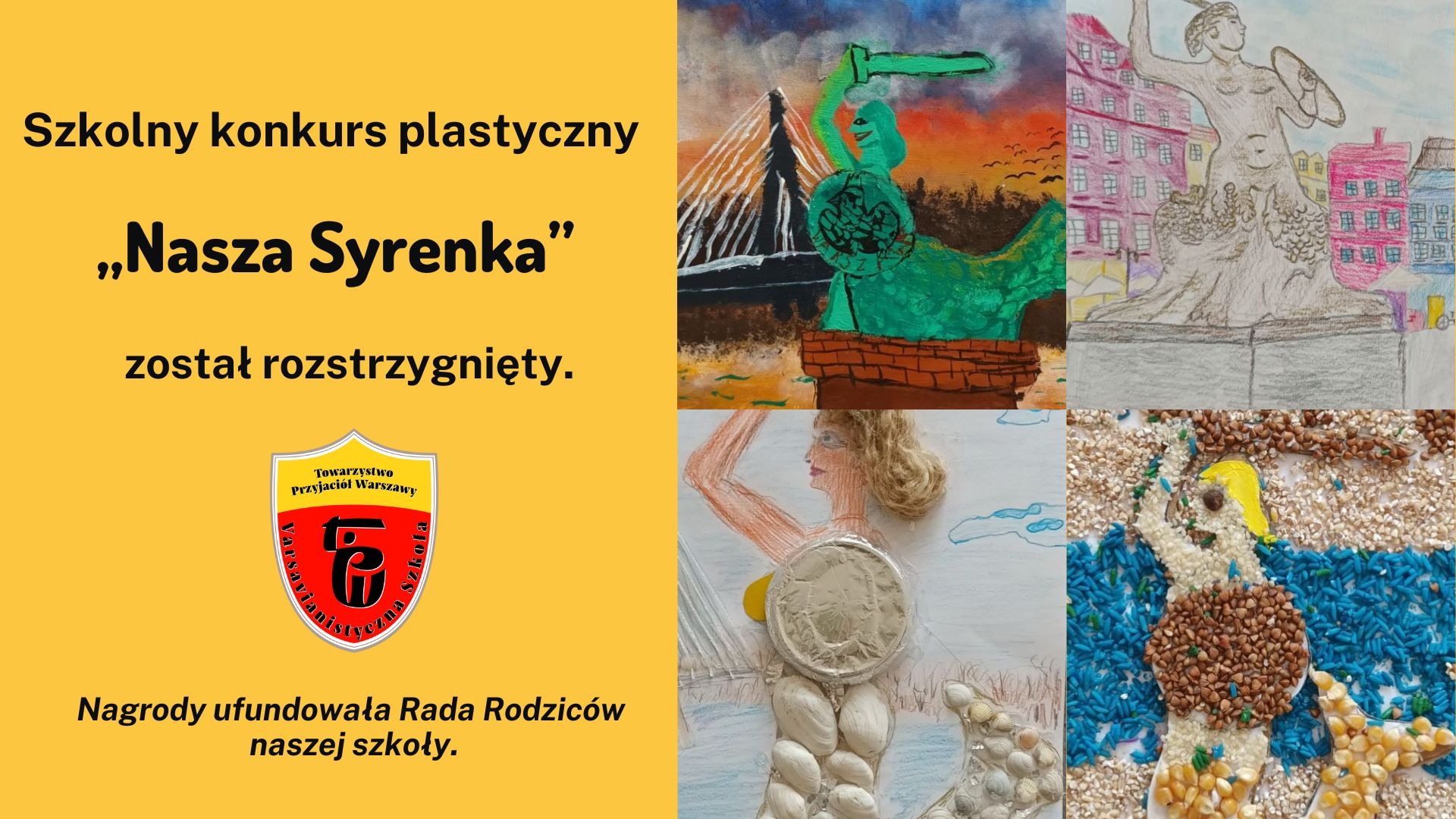 Konkurs plastyczny Warszawska Syrenka