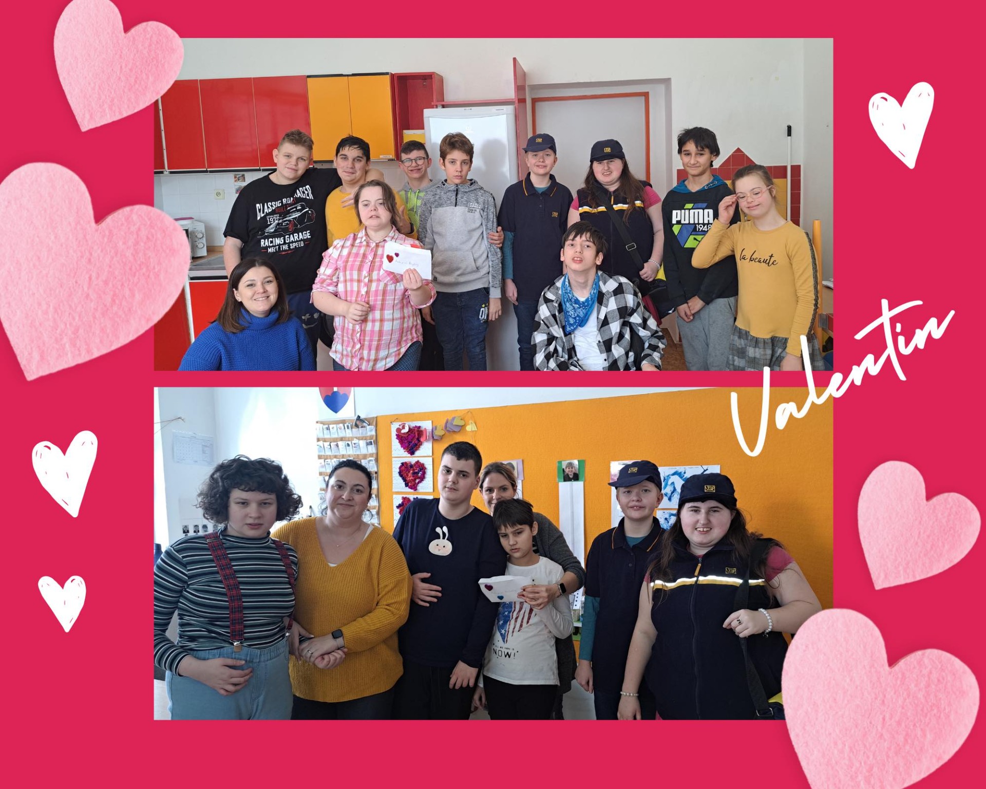 Takto vyzeral Valentín, sviatok zaľúbených v našej škole. 💕💘💕 - Obrázok 2