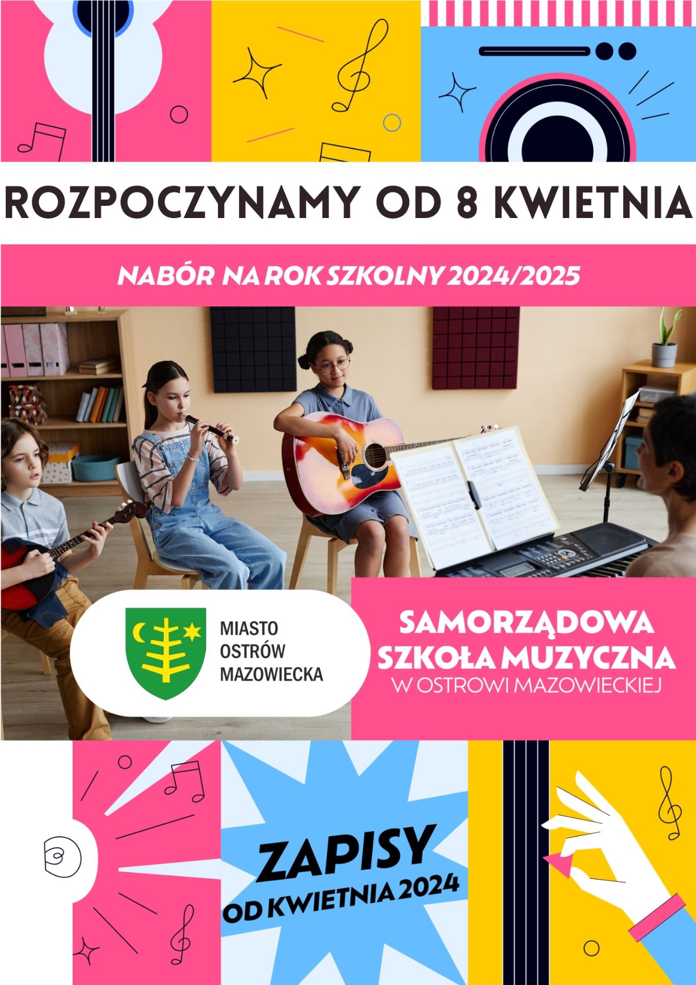 Rekrutacja do Samorządowej Szkoły Muzycznej w Ostrowi Mazowieckiej - Obrazek 1