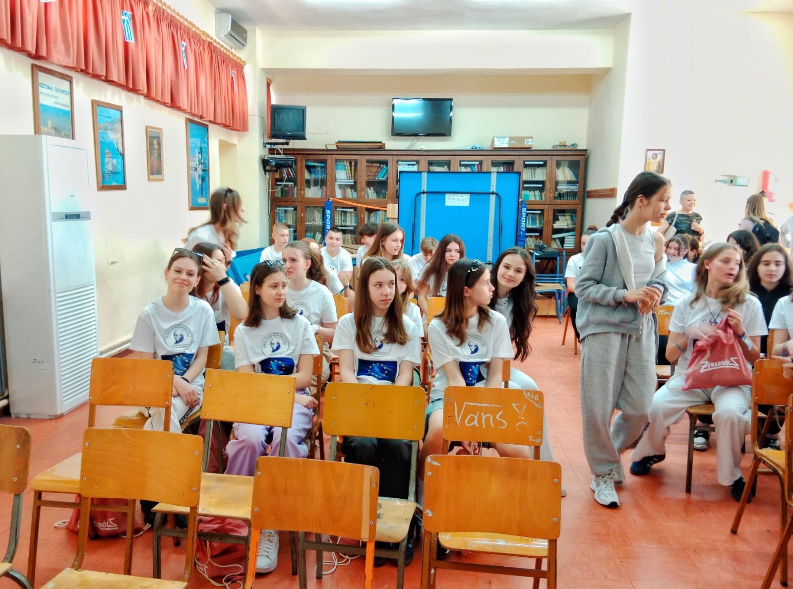Pierwszy dzień naszych uczniów w greckiej szkole