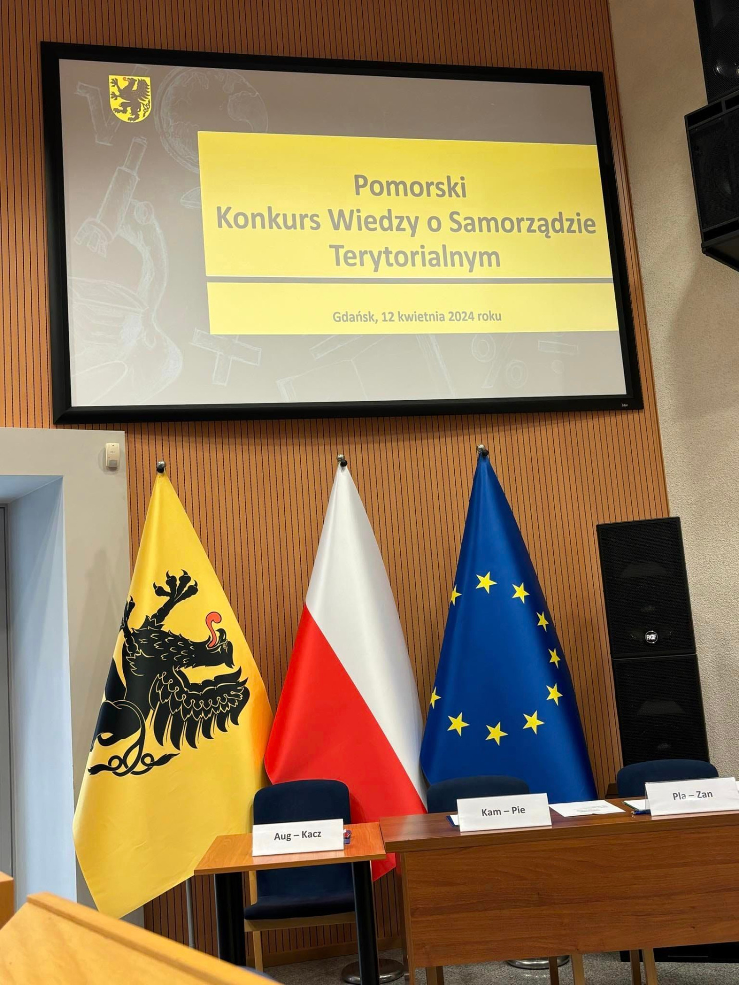 finałowy etap Pomorskiego konkursu Wiedzy o Samorządzie Terytorialnym