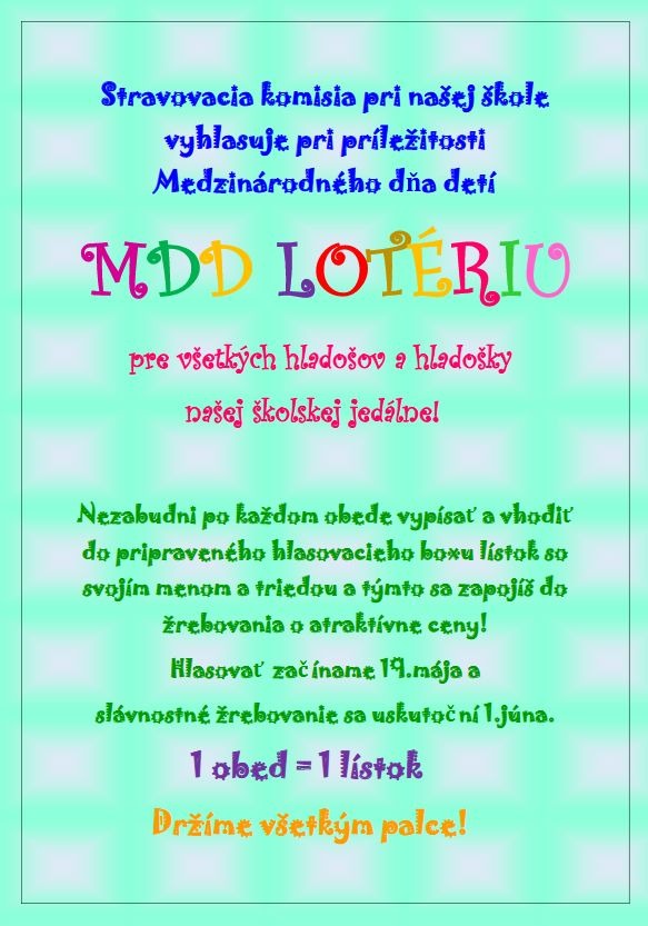 MDD - lotéria - Obrázok 1