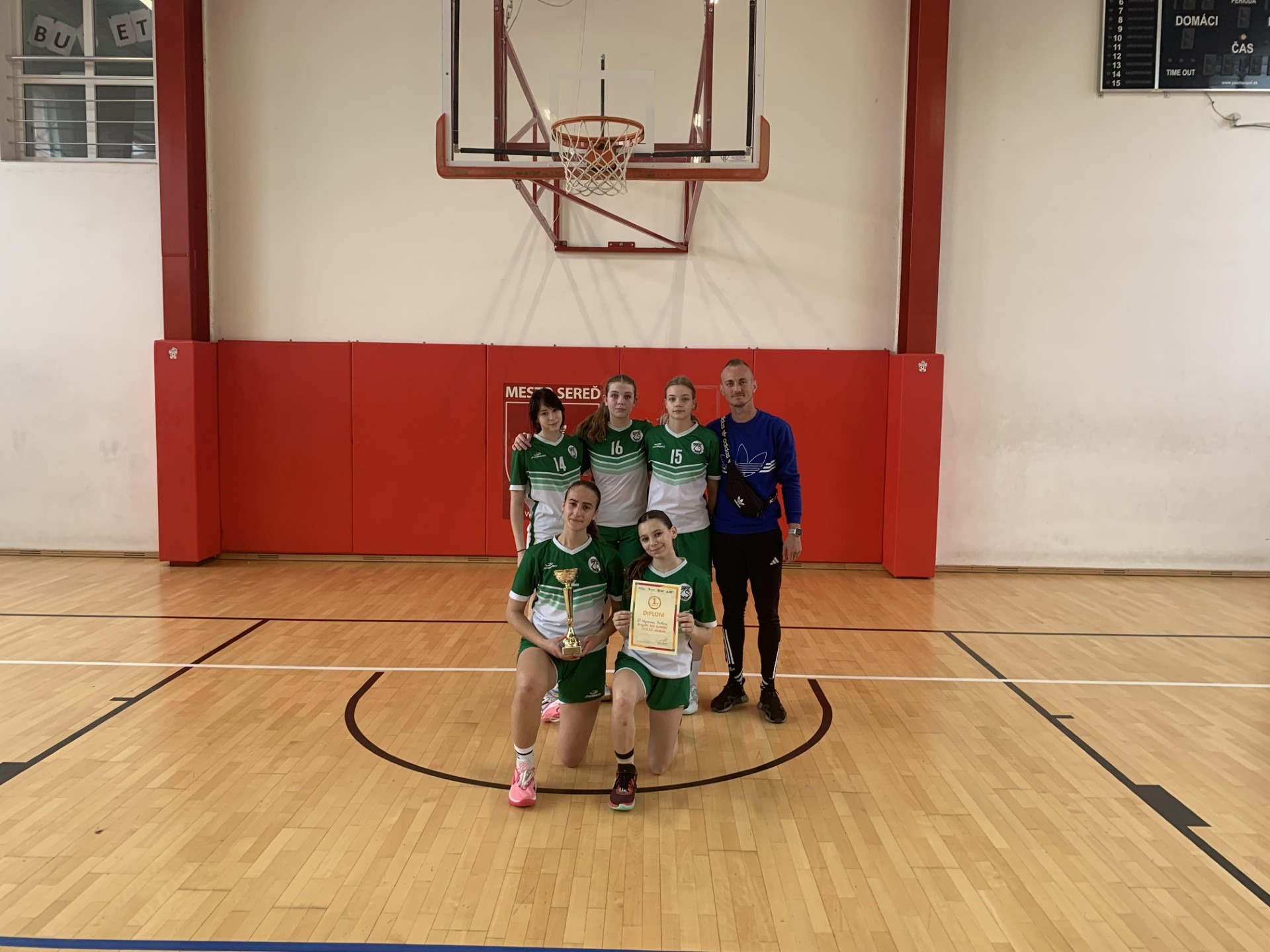 🙂 Obrovský úspech našich dievčat 🙂 Basketbal 3x3 žiačok, krajské kolo  - Obrázok 2
