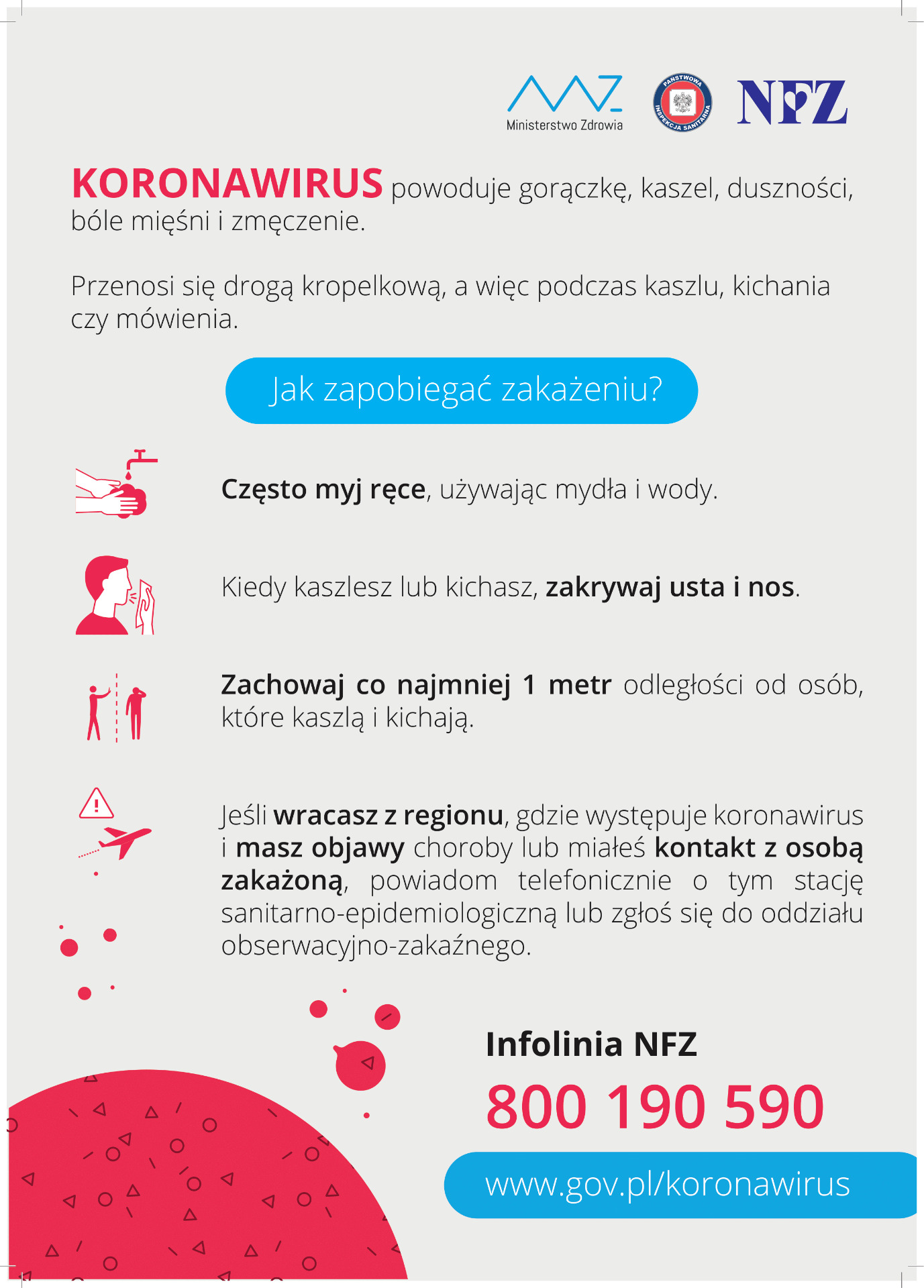 Koronawirus. Jak ochronić się przez zakażeniem? (infografiki) - Obrazek 1