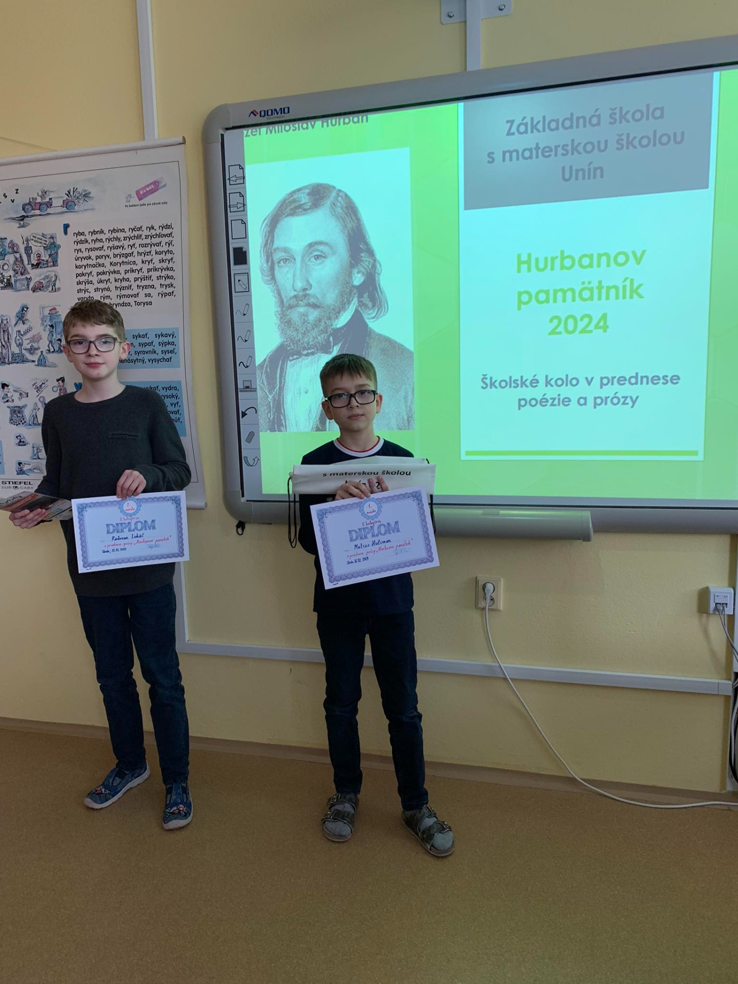 Školské kolo Hurbanovho pamätníka v prednese poézie a prózy - Obrázok 2