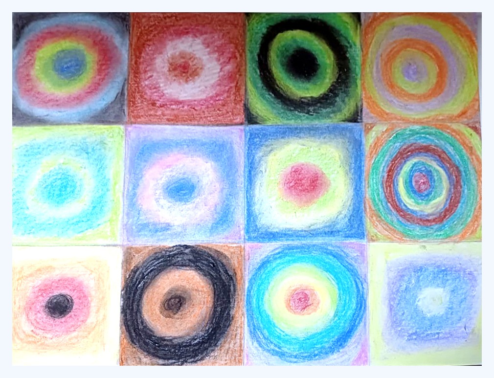 Wassily Kandinsky - Farebná štúdia - Obrázok 4