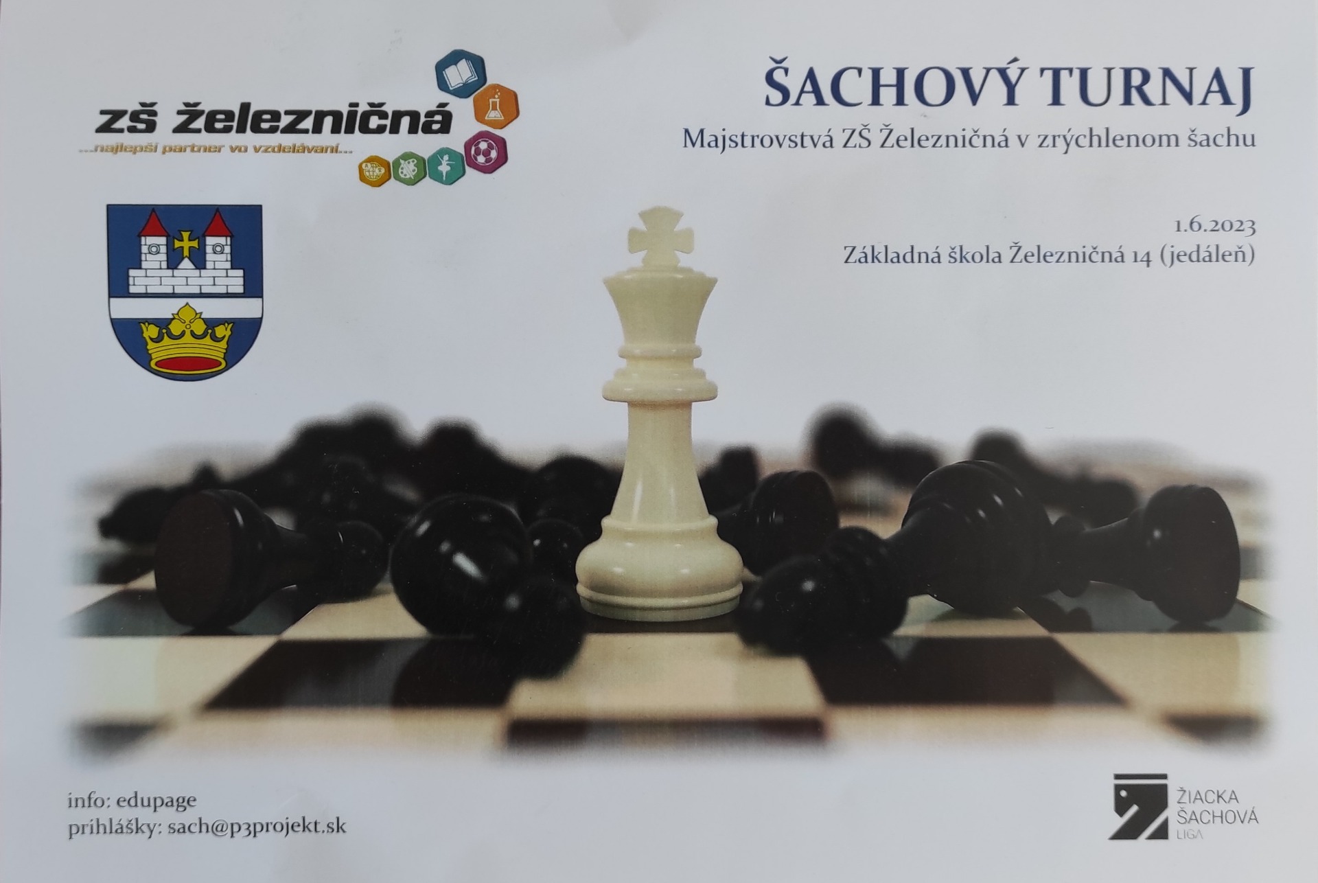 Šachový turnaj ZŠ Železničná - Obrázok 1