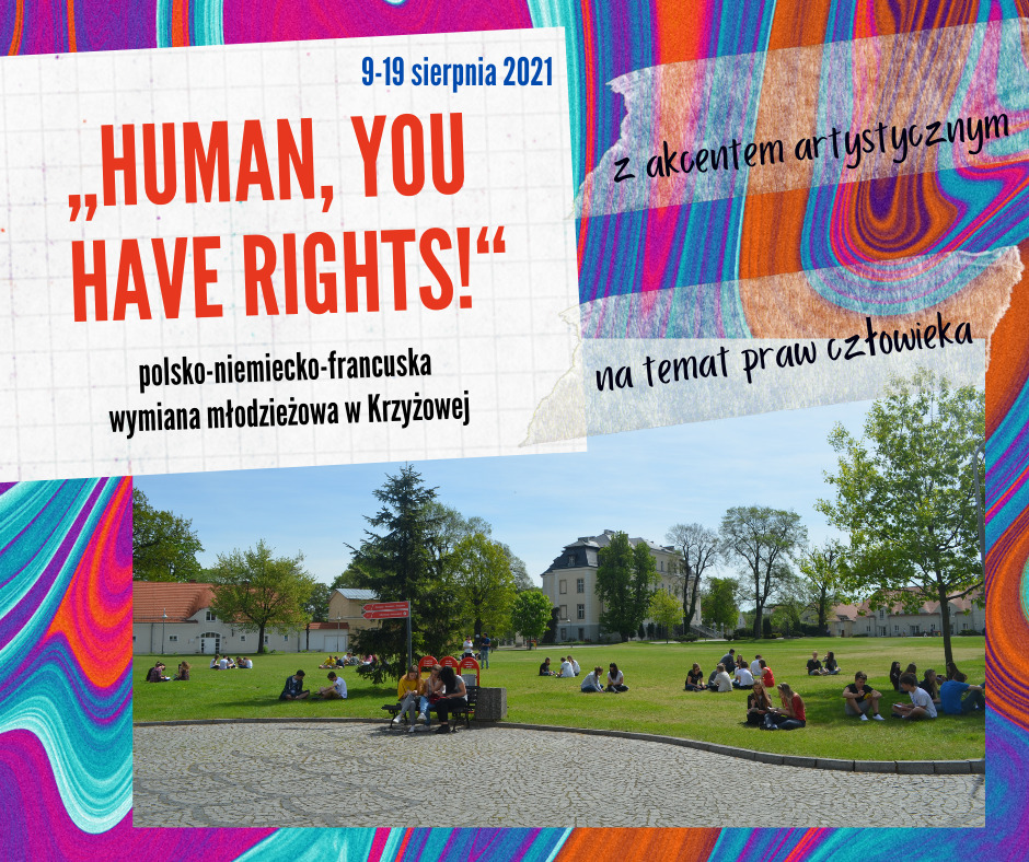 „Human, you have rights!“ - międzynarodowa wymiana młodzieżowa 9-19 sierpnia 2021  - Obrazek 1