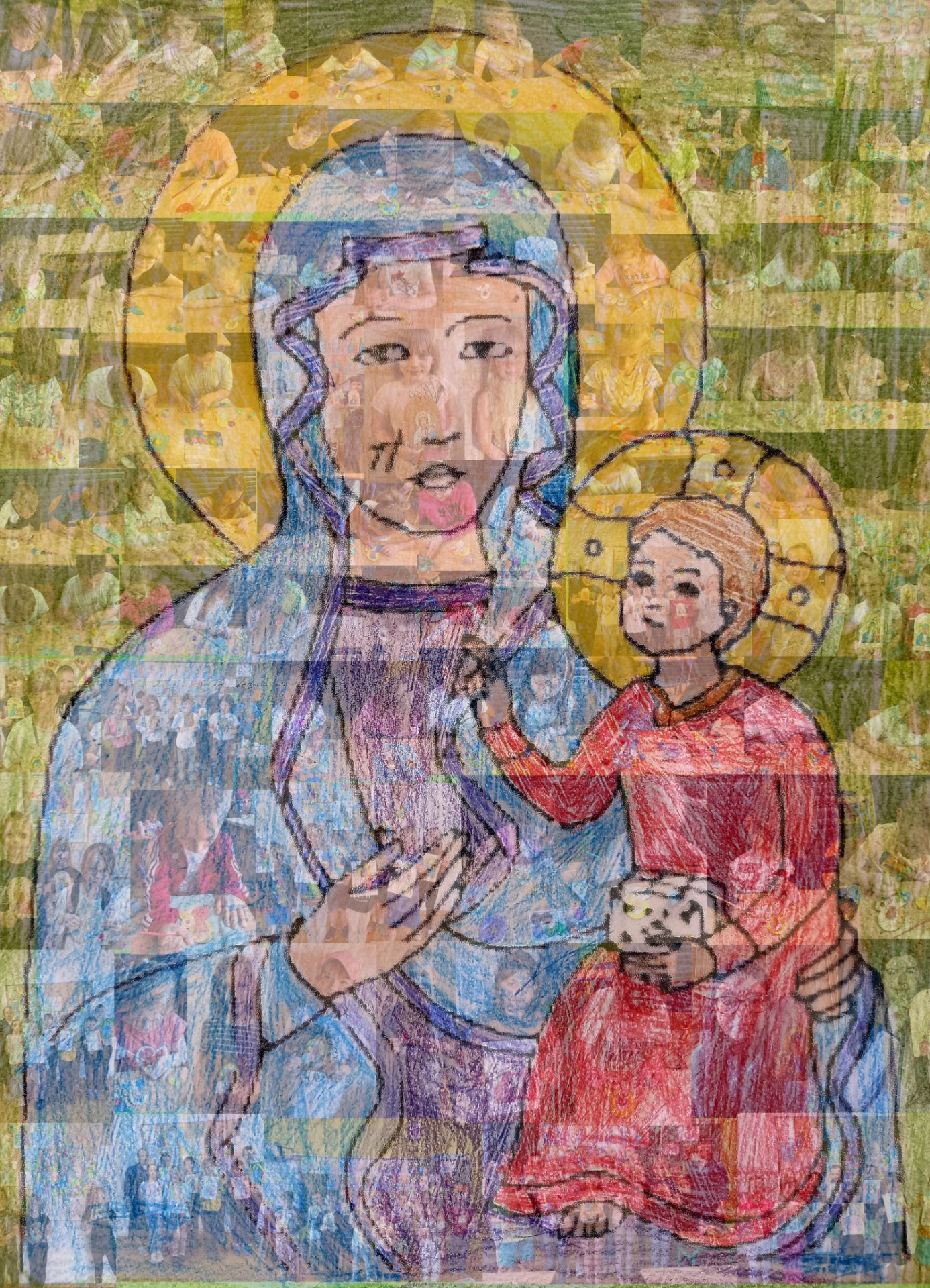      Ikony Matki Bożej Częstochowskiej - uczniowie klas 1-3  - Obrazek 1