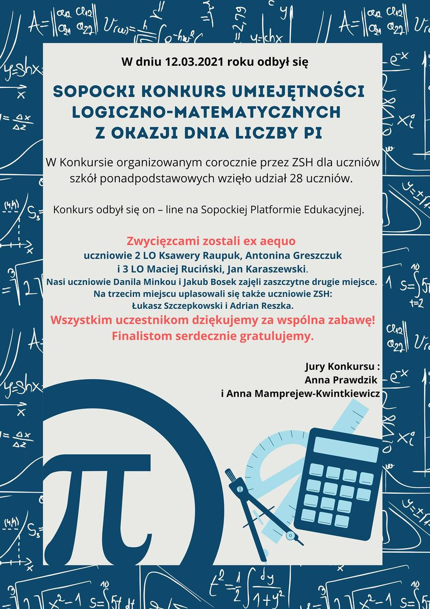 Konkurs umiejętności logiczno-matematycznych - Obrazek 1