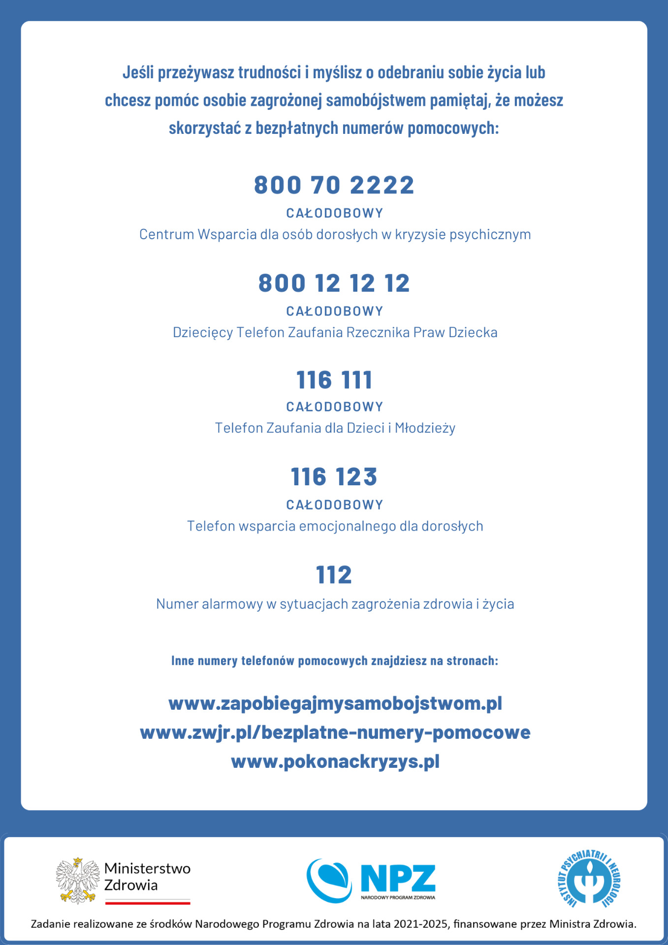Telefon zaufania - infolinia wsparcia dzieci i młodzieży oraz dorosłych, którzy potrzebują pomocy - Obrazek 1