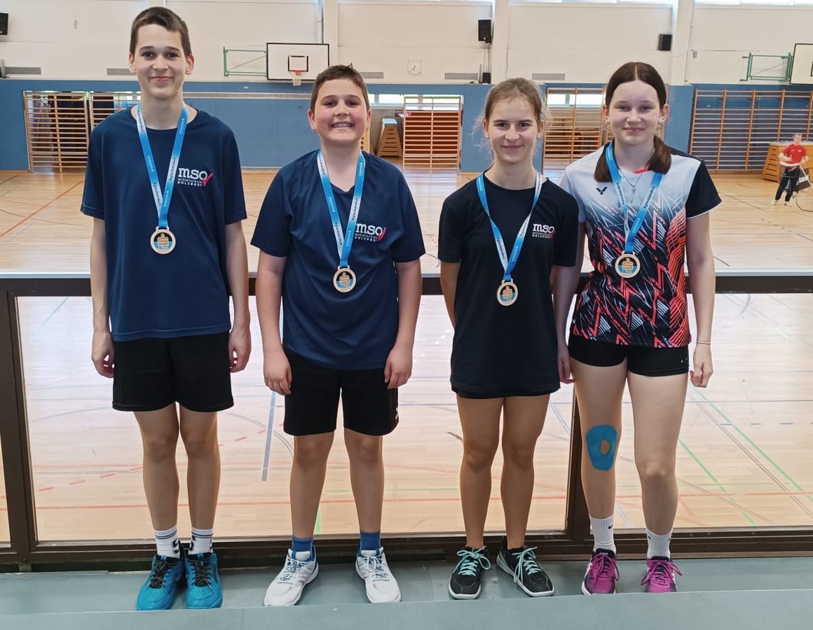 Vizelandesmeister und 9. Platz beim Badminton Schulcuup - Bild 1