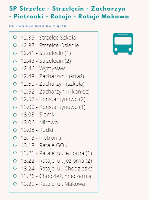 Rozkład jazdy autobusów od 17.05.2021 r. - Obrazek 3