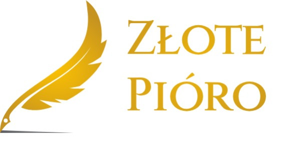 Logo konkursu literackiego "Złote pióro"