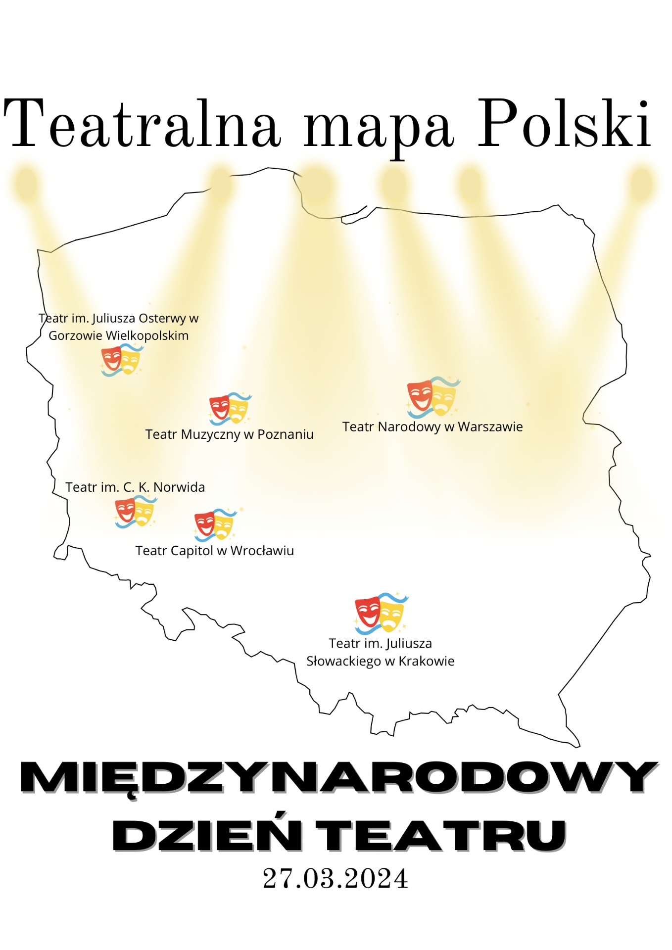 Teatralna mapa Polski - Obrazek 1